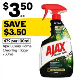 Woolworths Ajax Luxury Home Cleaning Trigger offer