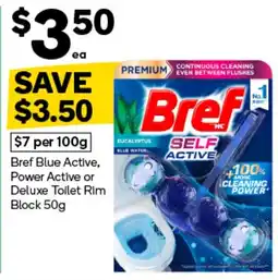 Woolworths Bref Blue Active offer