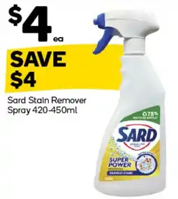 Woolworths Sard Stain Remover Spray offer