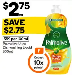 Woolworths Palmolive Ultra Dishwashing Liquid offer