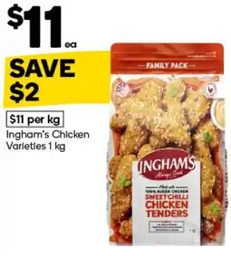 Woolworths Ingham's Chicken Varieties offer