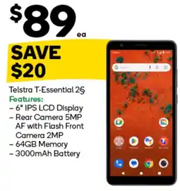 Woolworths Telstra T-Essential 2S offer