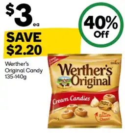 Woolworths Werther's Original Candy offer