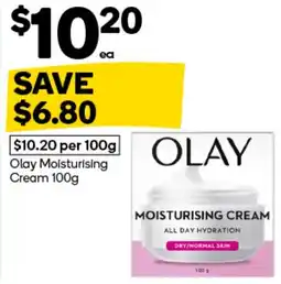 Woolworths Olay Moisturising Cream offer
