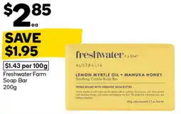 Woolworths Freshwater Farm Soap Bar offer