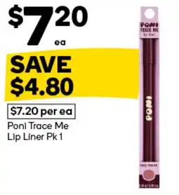 Woolworths Poni Trace Me Lip Liner offer