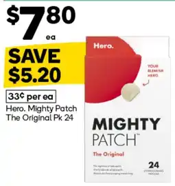 Woolworths Hero. Mighty Patch The Original offer