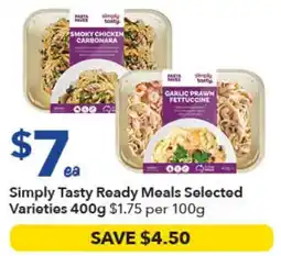 Ritchies Simply Tasty Ready Meals Selected Varieties offer