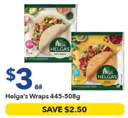 Ritchies Helga's Wraps offer