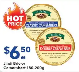 Ritchies Jindi Brie or Camembert offer