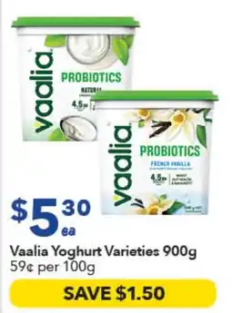 Ritchies Vaalia Yoghurt Varieties offer