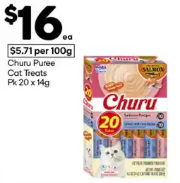 Woolworths Churu Puree Cat Treats offer