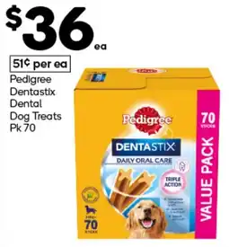 Woolworths Pedigree Dentastix Dental Dog Treats offer