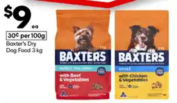 Woolworths Baxter's Dry Dog Food offer