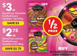 Ritchies Darrell Lea Chocolate Confectionery Varieties offer