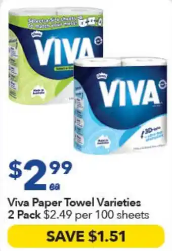 Viva Paper Towel Varieties