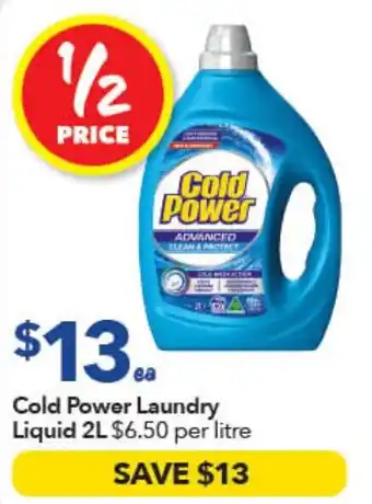 Cold Power Laundry Liquid