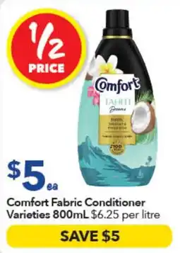 Ritchies Comfort Fabric Conditioner Varieties offer