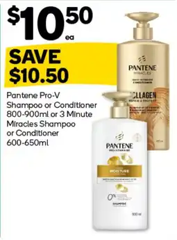 Woolworths Pantene Pro-V Shampoo or Conditioner offer