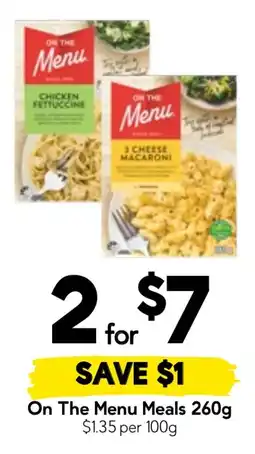 Drakes On The Menu Meals offer