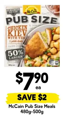 Drakes McCain Pub Size Chicken Kiev With Veg offer