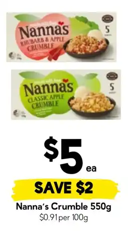 Drakes Nanna's Crumble offer