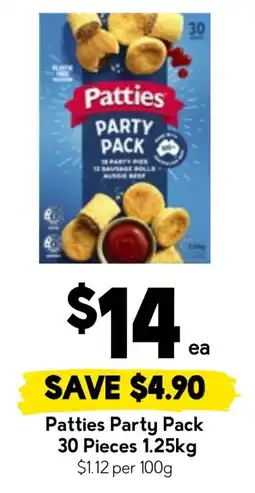 Drakes Patties Party Pack offer