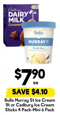 Drakes Bulla Murray St Ice Cream offer
