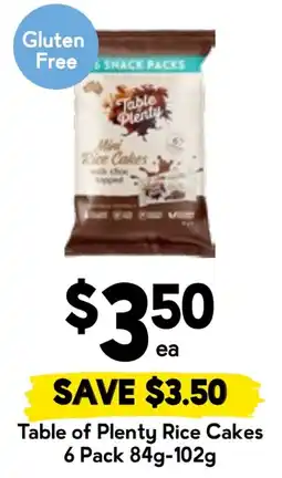 Drakes Table of Plenty Rice Cakes offer