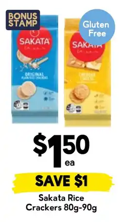 Drakes Sakata Rice Crackers offer