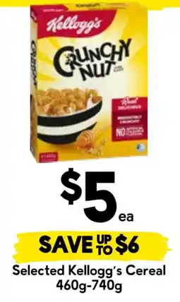 Drakes Kellogg's Crunchy Nut Cereal offer