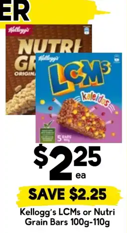 Drakes Kellogg's LCMs or Nutri Grain Bars offer