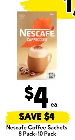 Drakes Nescafe Coffee Sachets offer