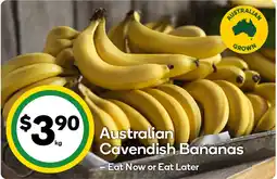 Woolworths Australian Cavendish Bananas offer