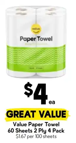 Drakes Value Paper Towel offer