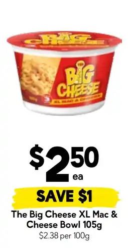 Drakes The Big Cheese XL Mac & Cheese Bowl offer