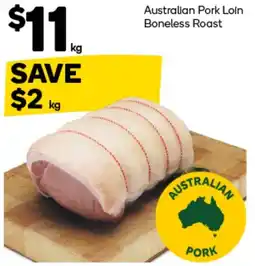Woolworths Australian Pork Loin Boneless Roast offer