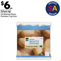 Woolworths Washed White Potatoes offer