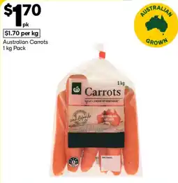 Woolworths Carrots offer