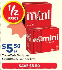 Ritchies Coca-Cola Varieties offer