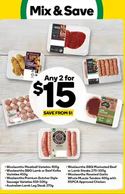 Woolworths Woolworths Meatball Varieties offer