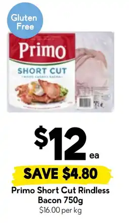 Drakes Primo Short Cut Rindless Bacon offer