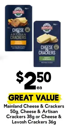 Drakes Mainland Cheese & Crackers offer