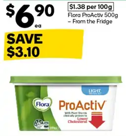 Woolworths Flora ProActiv offer