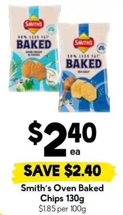Drakes Smith's Oven Baked Chips offer