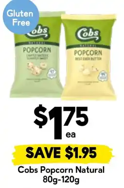 Drakes Cobs Popcorn Natural offer