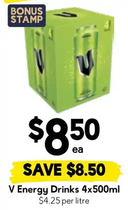 Drakes V Energy Drinks offer