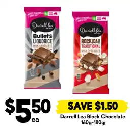 Drakes Darrell Lea Block Chocolate offer