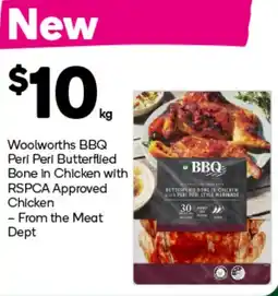 Woolworths Woolworths BBQ Peri Peri Butterflied Bone in Chicken offer
