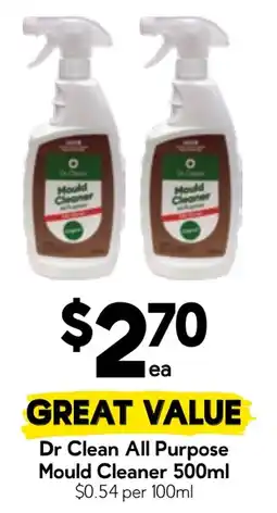 Drakes Dr Clean All Purpose Mould Cleaner offer